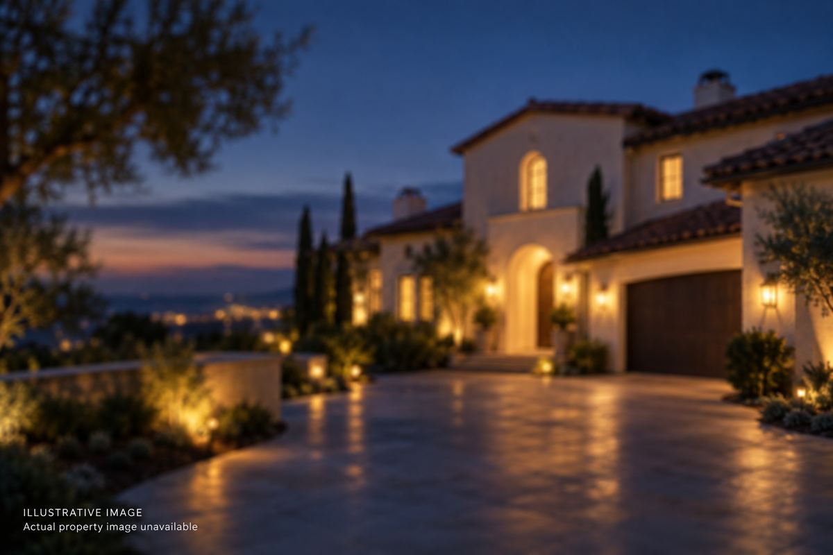 Illustrative image — a representative mediterranean home. Not a photograph of this property.