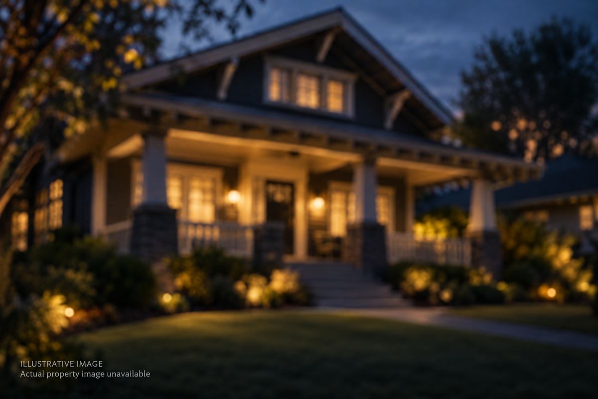Illustrative image — a representative craftsman home. Not a photograph of this property.