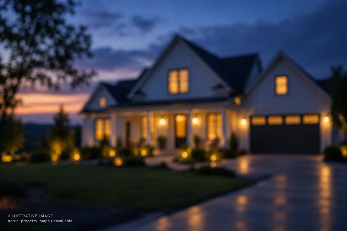 Illustrative image — a representative modern farmhouse. Not a photograph of this property.