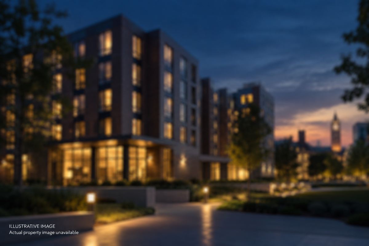 Illustrative image — a representative student housing. Not a photograph of this property.