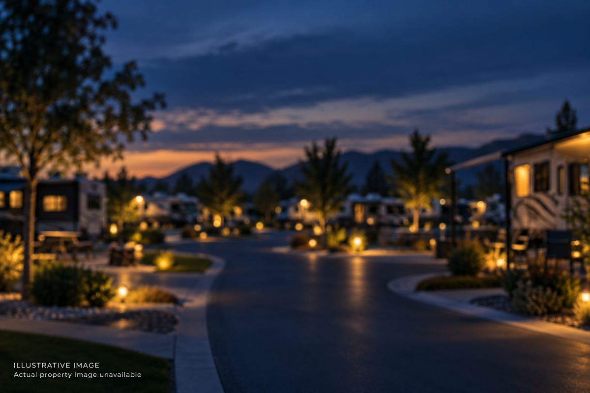 Illustrative image — a representative rv park. Not a photograph of this property.