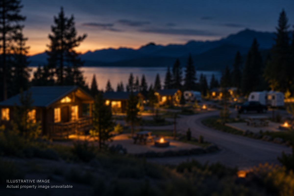 Illustrative image — a representative campground. Not a photograph of this property.